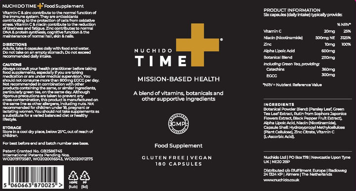 Nuchido TIME+ (90 day supply)