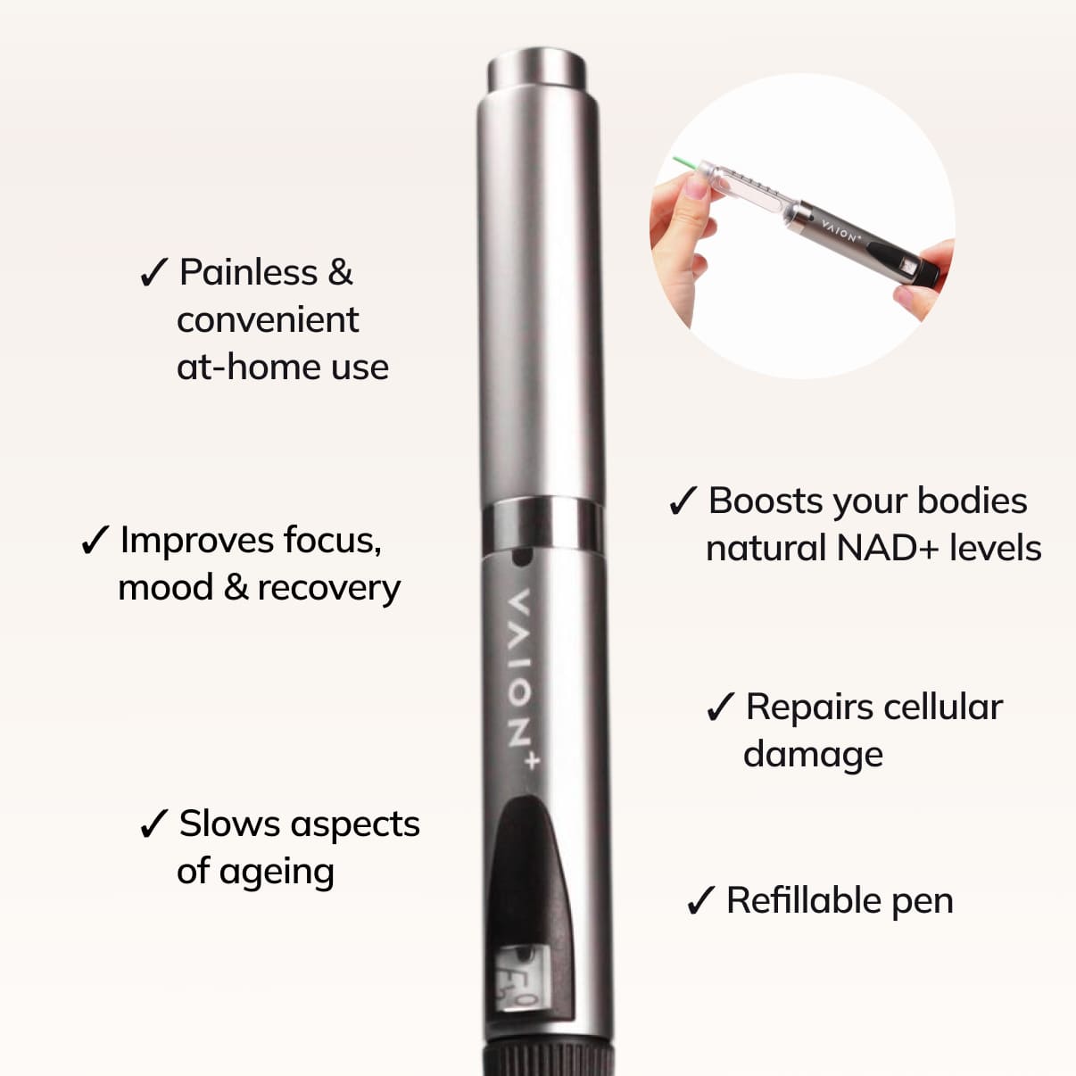 VAION+ NAD+ Starter Pack 1000mg (1 month supply)