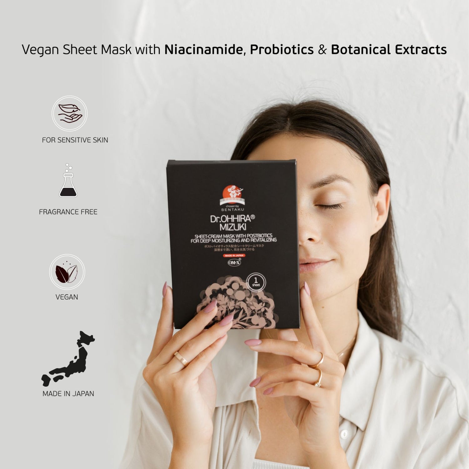 Dr.OHHIRA® MIZUKI Cream Sheet Mask, 30 ml