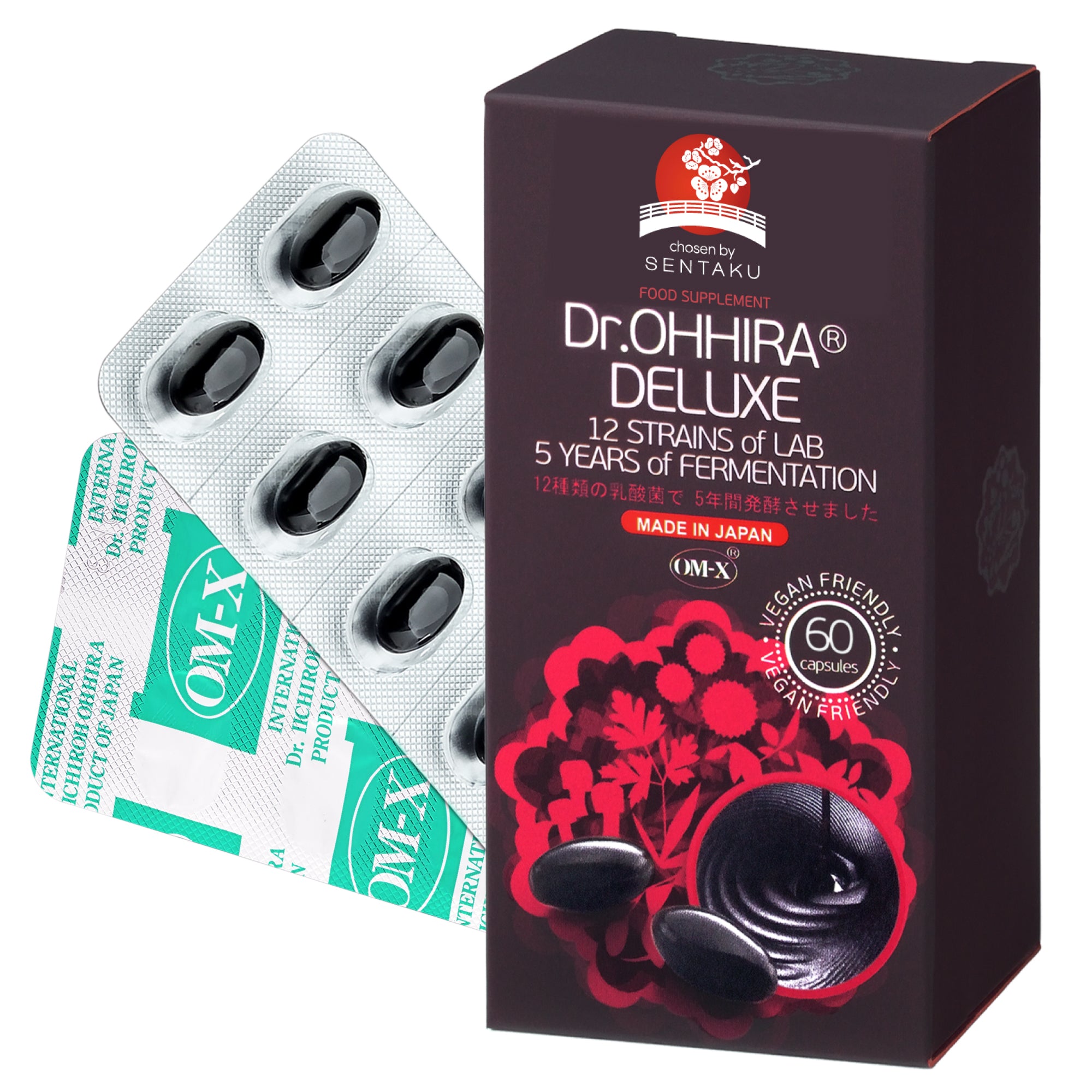 Dr.OHHIRA® DELUXE - 12 strains of LAB PROBIOTICS - 5 years of fermentation - (VEGAN FRIENDLY)