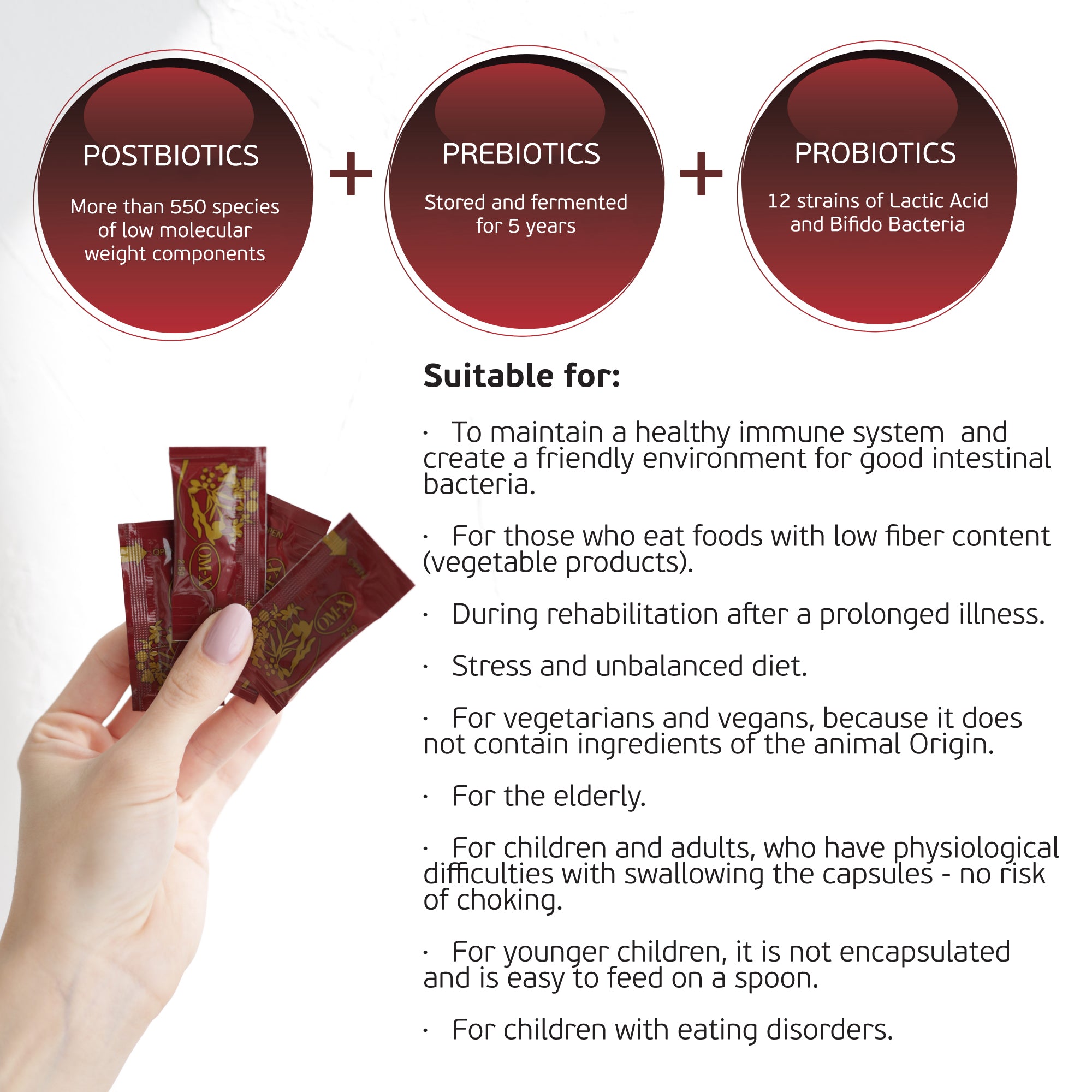Dr.OHHIRA® Fermented Vegetable Extract OM-X® with Oligosaccharides (sachet, 2500 mg paste)