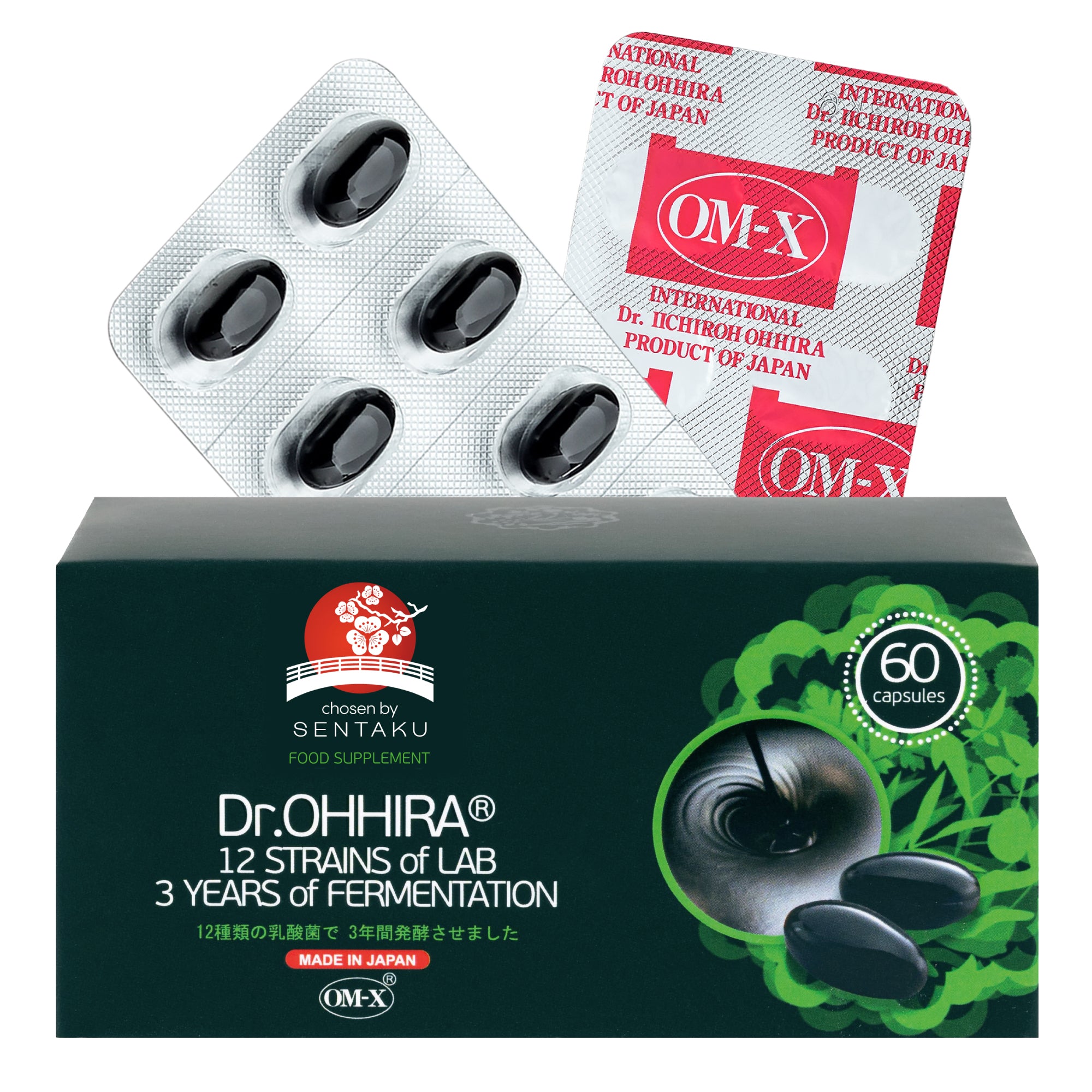 Dr. OHHIRA® STANDARD 12 Strains of LAB PROBIOTICS - 3 years of fermentation (NON-VEGAN)