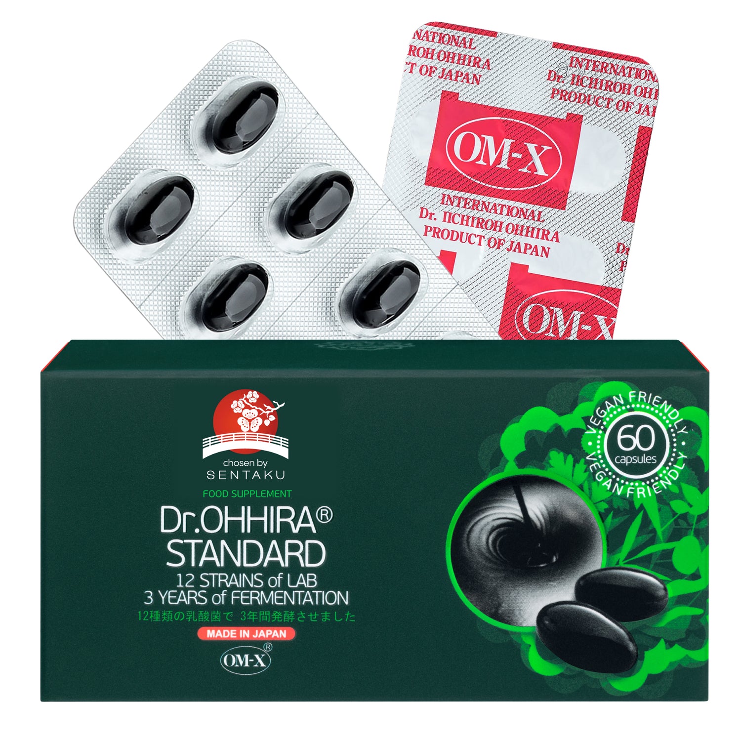 Dr. OHHIRA® STANDARD 12 Strains of LAB PROBIOTICS - 3 years of fermentation (VEGAN FRIENDLY)